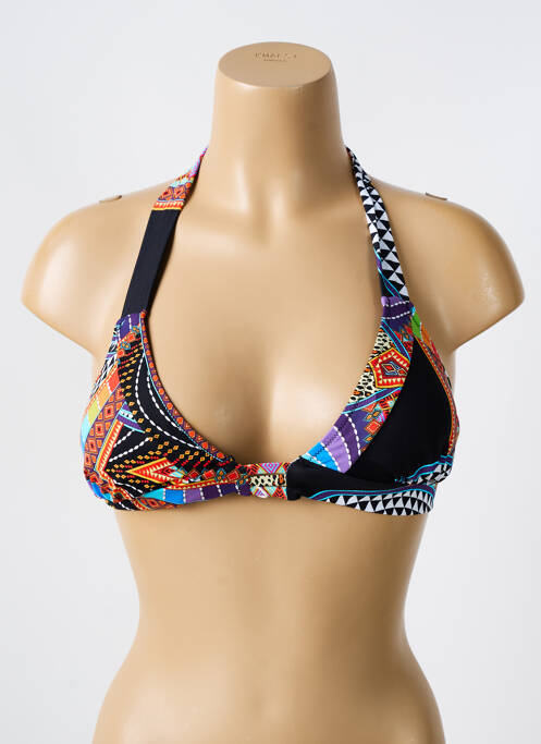Haut de maillot de bain noir REVE EN DENTELLE pour femme