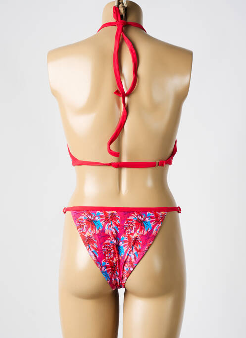 Maillot de bain 2 pièces rouge REVE EN DENTELLE femme