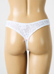 Tanga blanc KONRAD pour femme seconde vue