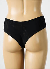 Tanga noir KONRAD pour femme seconde vue