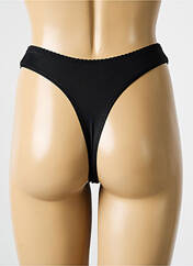 Tanga noir KONRAD pour femme seconde vue