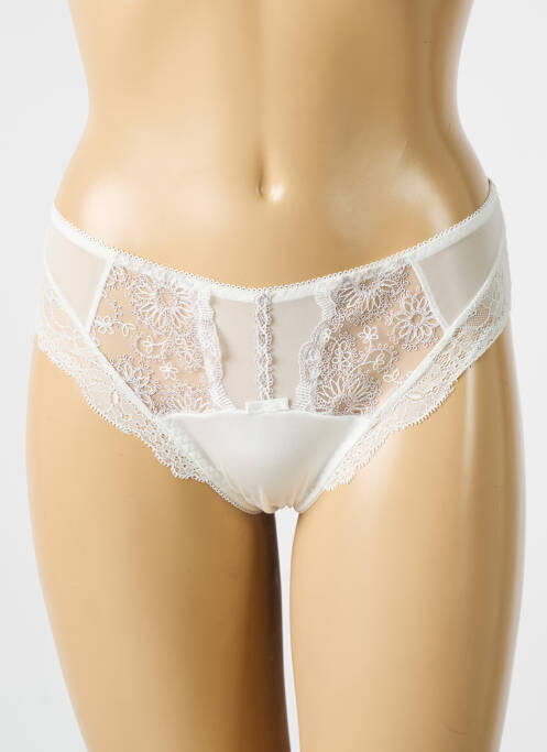 Tanga blanc KONRAD pour femme