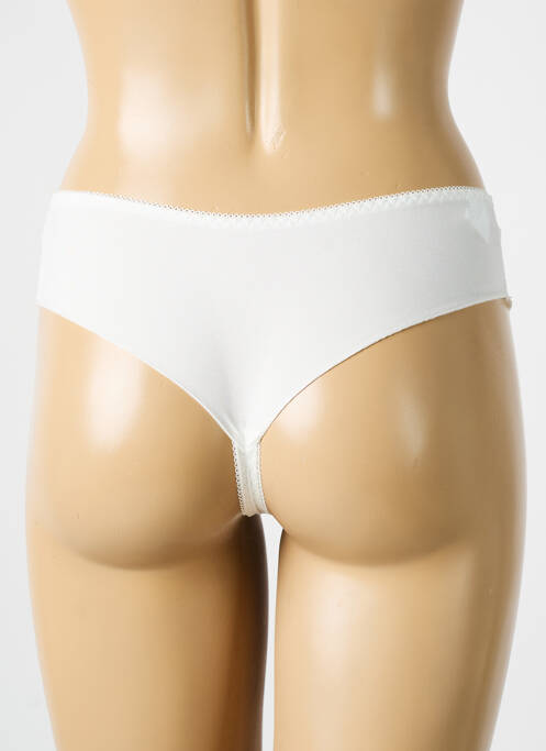 Tanga blanc KONRAD pour femme