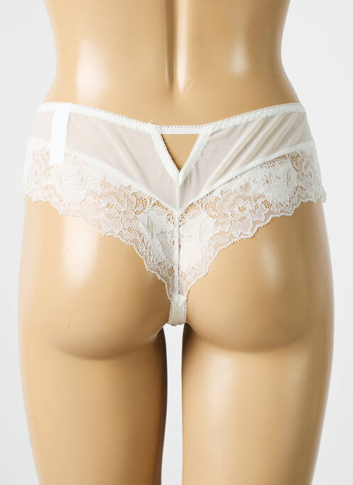 Tanga blanc KONRAD pour femme