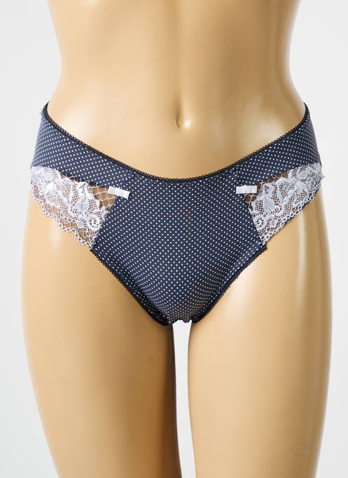 Tanga bleu KONRAD pour femme