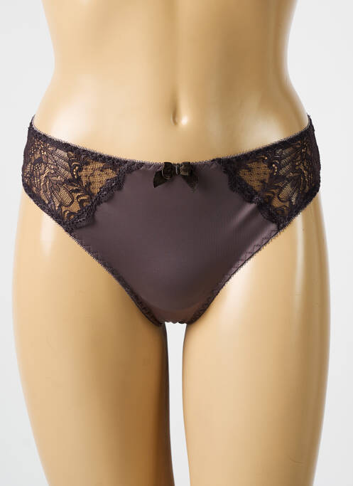 Tanga violet KONRAD pour femme