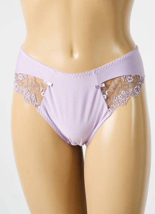 Tanga violet KONRAD pour femme