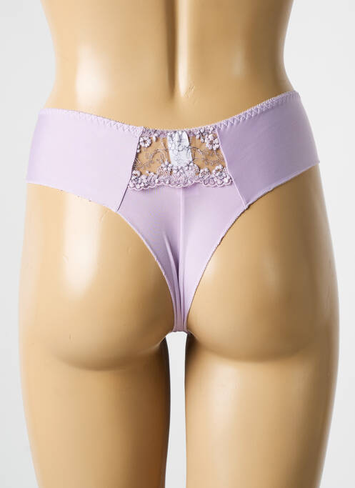 Tanga violet KONRAD pour femme