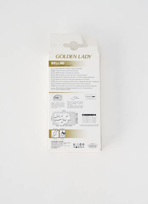 Bas noir GOLDEN LADY pour femme