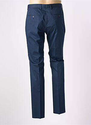 Pantalon droit fermeture zippée sous rabat avec crochet taille normale bleu HUGO BOSS homme