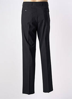 Pantalon droit fermeture zippée sous rabat avec crochet taille normale noir KENZO homme