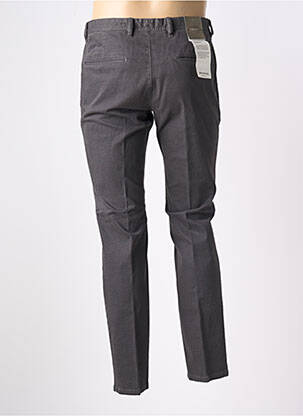 Pantalon chino tissage chiné taille normale gris BENVENUTO homme