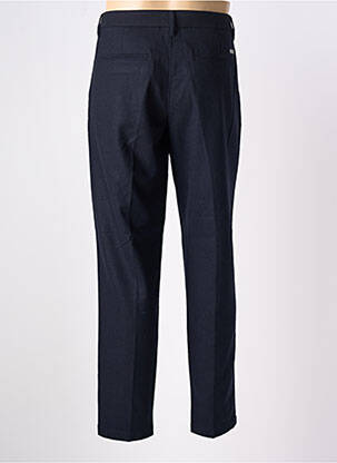 Pantalon droit taille à pinces taille haute bleu ARMANI EXCHANGE homme