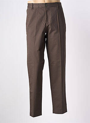 Pantalon chino tissage popeline taille normale marron ARMANI EXCHANGE homme