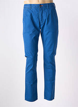 Pantalon chino tissage popeline taille normale bleu SUPERDRY homme