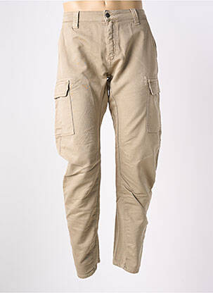 Pantalon cargo slim taille normale marron LE TEMPS DES CERISES homme