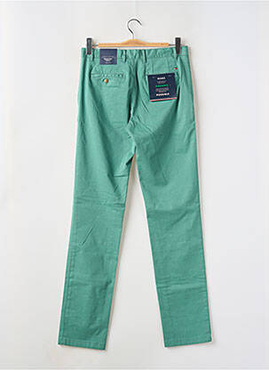 Pantalon chino tissage popeline taille normale vert TOMMY HILFIGER homme