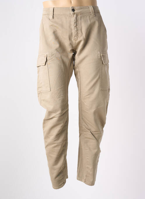 Pantalon cargo marron LE TEMPS DES CERISES pour homme
