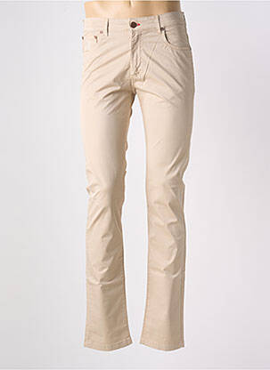 Jeans coupe slim stretch taille normale beige MCLASSICS homme