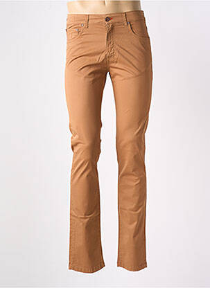 Jeans coupe slim stretch taille normale marron MCLASSICS homme
