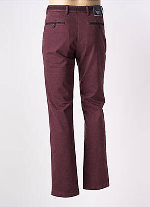 Pantalon chino tissage chiné taille normale rouge TOMMY HILFIGER homme