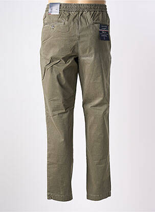 Pantalon droit tissage popeline taille normale vert TOMMY HILFIGER homme