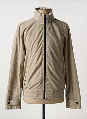 Blouson capuche intégrée dans le col gris TOMMY HILFIGER homme