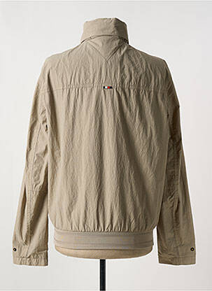 Blouson capuche intégrée dans le col gris TOMMY HILFIGER homme