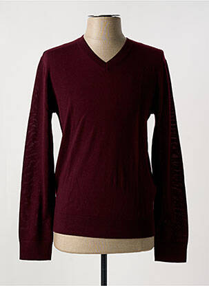 Pull col v manches longues violet ARMANI EXCHANGE homme