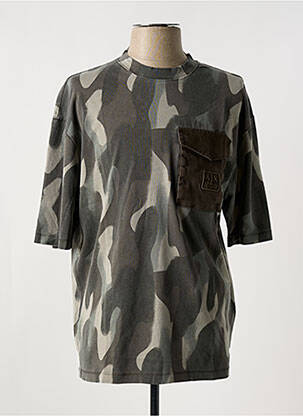 T-shirt stretch manches courtes vert ARMANI EXCHANGE homme