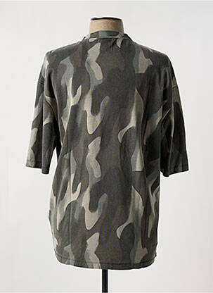 T-shirt stretch manches courtes vert ARMANI EXCHANGE homme