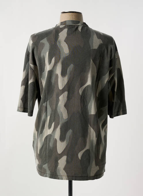 T-shirt stretch manches courtes vert ARMANI EXCHANGE homme