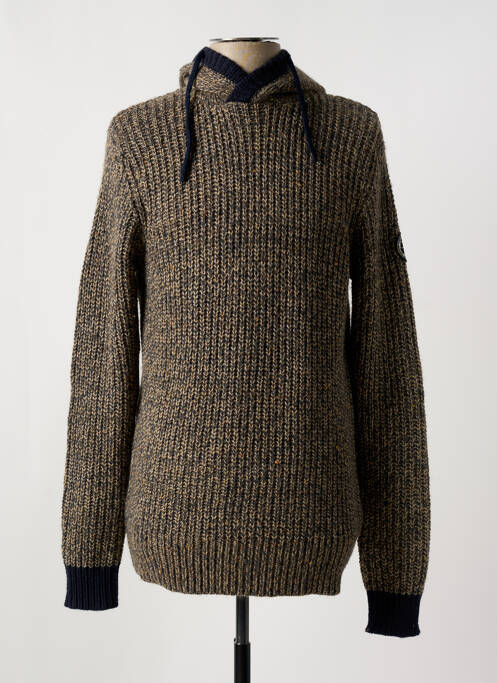 Pull gris LE TEMPS DES CERISES pour homme