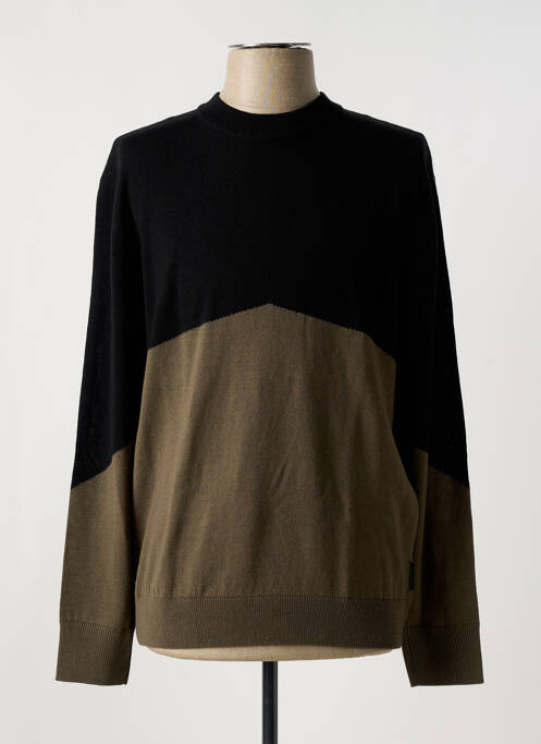 Pull stretch manches longues vert ARMANI EXCHANGE homme