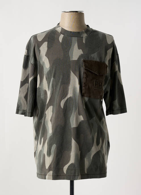 T-shirt vert ARMANI EXCHANGE pour homme