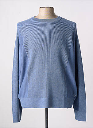 Pull col rond manches longues bleu ARMANI EXCHANGE homme