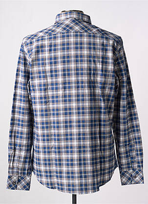 Chemise manches longues poches bleu MCLASSICS homme