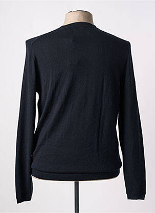 Pull col rond manches longues noir SUPERDRY homme