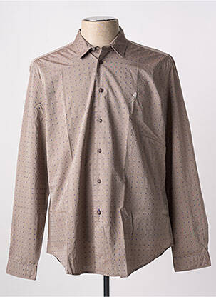 Chemise manches longues manches longues gris MCS homme