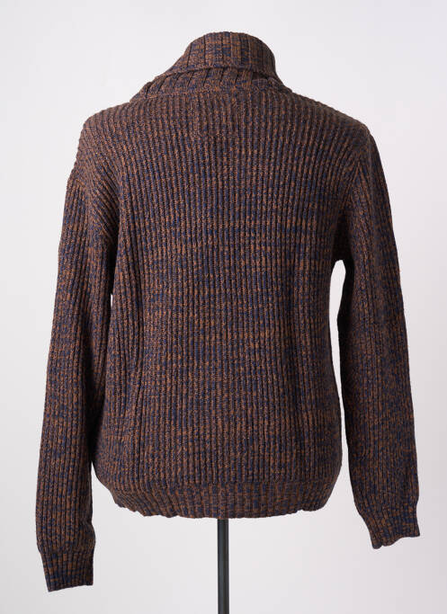 Gilet manches longues marron MCS pour homme