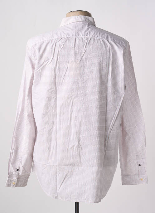 Chemise manches longues blanc MCS pour homme