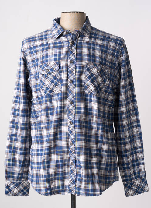 Chemise manches longues bleu MCLASSICS pour homme