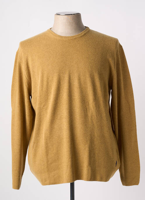 Pull jaune MCS pour homme