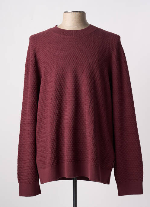 Pull col rond manches longues rouge ARMANI EXCHANGE homme
