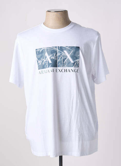 T-shirt blanc ARMANI EXCHANGE pour homme