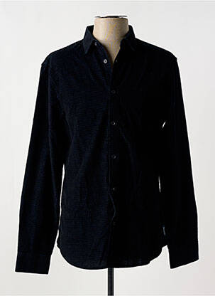 Chemise manches longues manches longues bleu ARMANI EXCHANGE homme