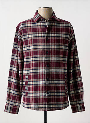 Veste casual fermeture boutonnée sur le devant violet ARMANI EXCHANGE homme