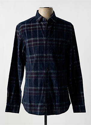 Chemise manches longues manches longues bleu ARMANI EXCHANGE homme