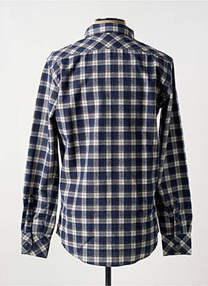 Chemise manches longues manches longues bleu MCLASSICS homme