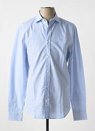 Chemise manches longues imprimé rayures bleu ARMANI EXCHANGE homme